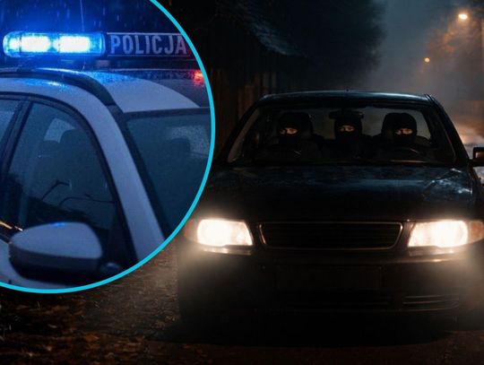 Steblów, policja, zamaskowane osoby, interwencja policji, powiat krapkowicki, bezpieczeństwo, podejrzany samochód tygodnik krapkowicki