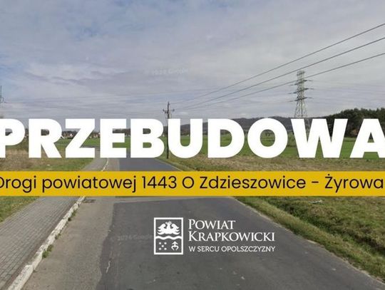 Zamknięcie drogi Zdzieszowice–Żyrowa! Ruszyła modernizacja za 4,1 mln zł