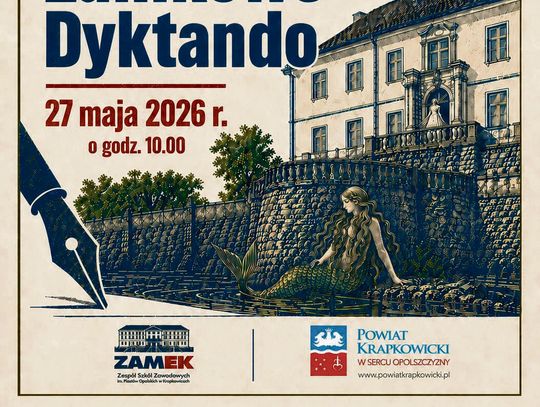 Uczestnicy Zamkowego Dyktanda piszą poetycki tekst inspirowany historią Krapkowic