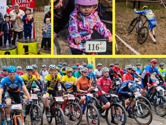 Ponad 200 kolarzy rywalizuje na technicznej trasie podczas OKR MTB CX w powiecie krapkowickim