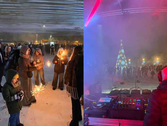 Sylwester pod Wapiennikami w Gogolinie – Plac Benedyktyński, tłumy mieszkańców i pokaz laserowy o północy