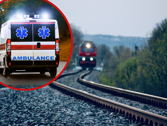 ZDZIESZOWICE: O włos od tragedii na torach - chciał iść "na skróty"