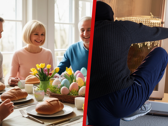 Przedświąteczny tłok w centrum handlowym podczas zakupów wielkanocnych – policja ostrzega przed kieszonkowcami