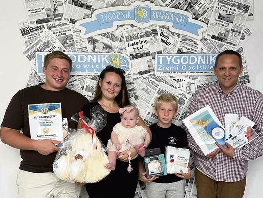 Zuzia dzidziusiem miesiąca „Tygodnika Krapkowickiego”