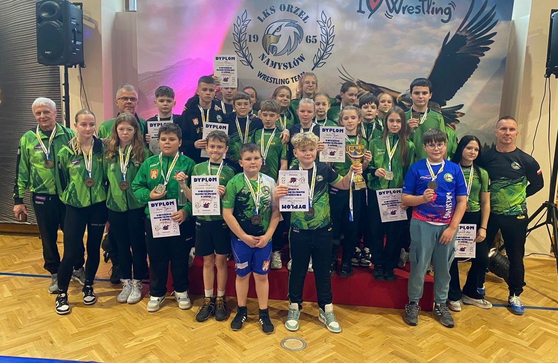 Zapaśnicy ZKS Gogolin z medalami mistrzostw Opolszczyzny w Namysłowie – sezon 2025