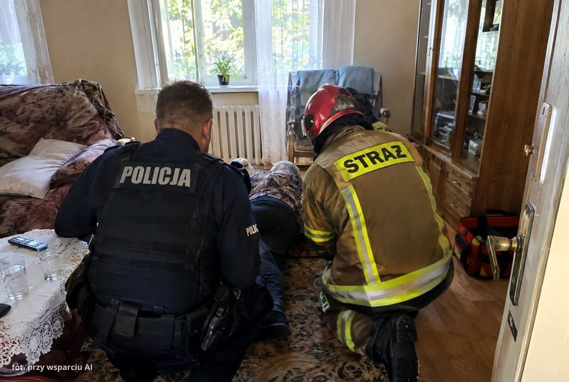 83-latka leżała na podłodze i nie mogła wstać. Strażacy wyważyli drzwi w Zdzieszowicach Strażacy podczas interwencji w Zdzieszowicach po zgłoszeniu o 83-letniej kobiecie, która upadła w mieszkaniu i nie mogła wstać.