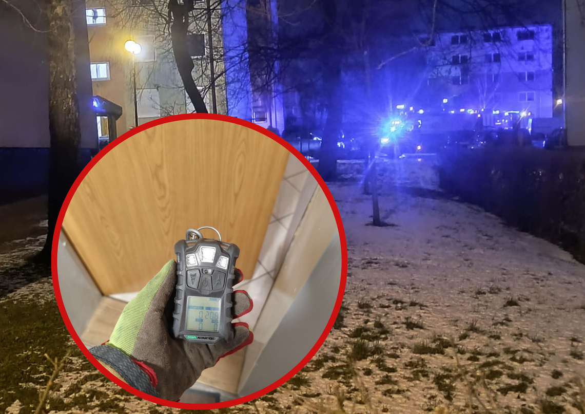"Cichy zabójca" znów zaatakował. Młoda osoba trafiła do szpitala po zatruciu czadem w Otmęcie Interwencja straży pożarnej przy zatruciu tlenkiem węgla w bloku w Krapkowicach-Otmęcie