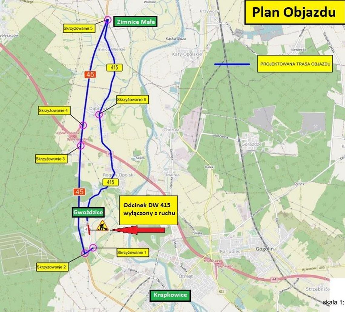 Droga wojewódzka nr 415 niebawem zostanie zamknięta