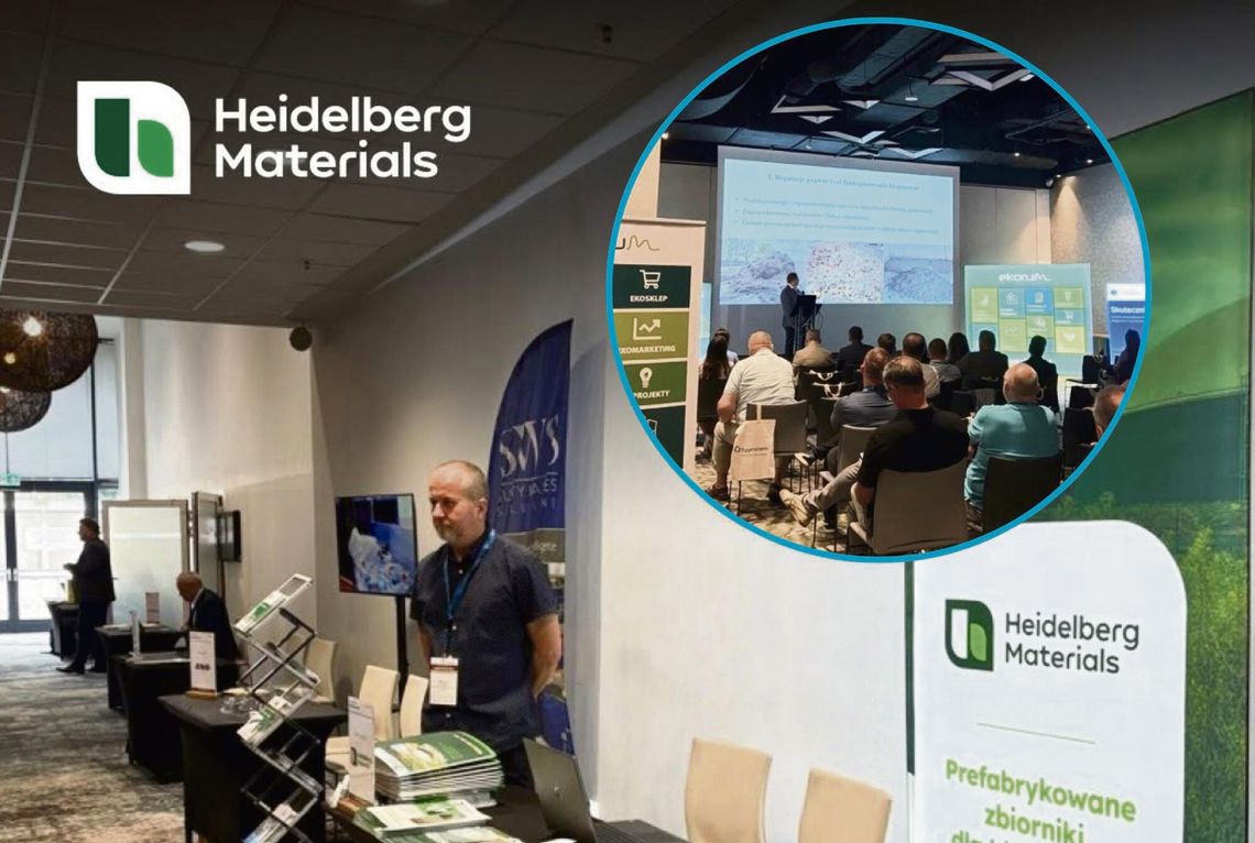 Heidelberg Materials Polska prezentuje zbiorniki żelbetowe na Biogazownie 2026. 4000 realizacji i trzecia klasa szczelności Stoisko Heidelberg Materials Polska na konferencji Biogazownie 2026 z prezentacją zbiorników żelbetowych sprężanych dwukierunkowo