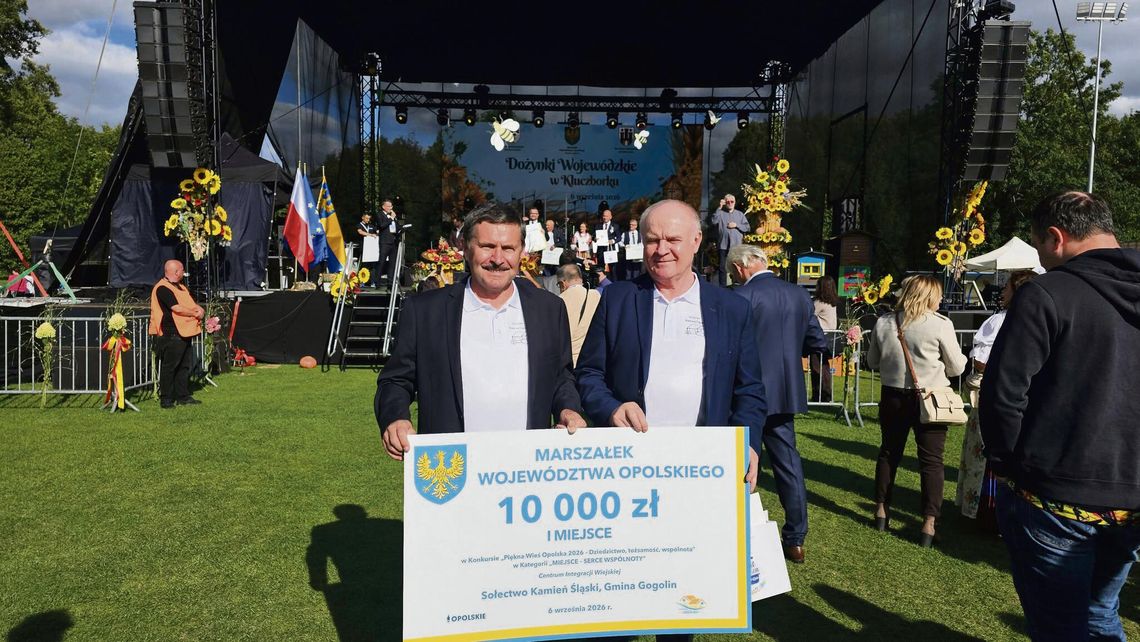 Kamień Śląski najlepszy w województwie! Centrum Integracji Wiejskiej zdobyło „Piękną Wieś Opolską” Centrum Integracji Wiejskiej w Kamieniu Śląskim — boiska, scena, plac zabaw i przestrzeń spotkań nagrodzona w konkursie „Piękna Wieś Opolska”.