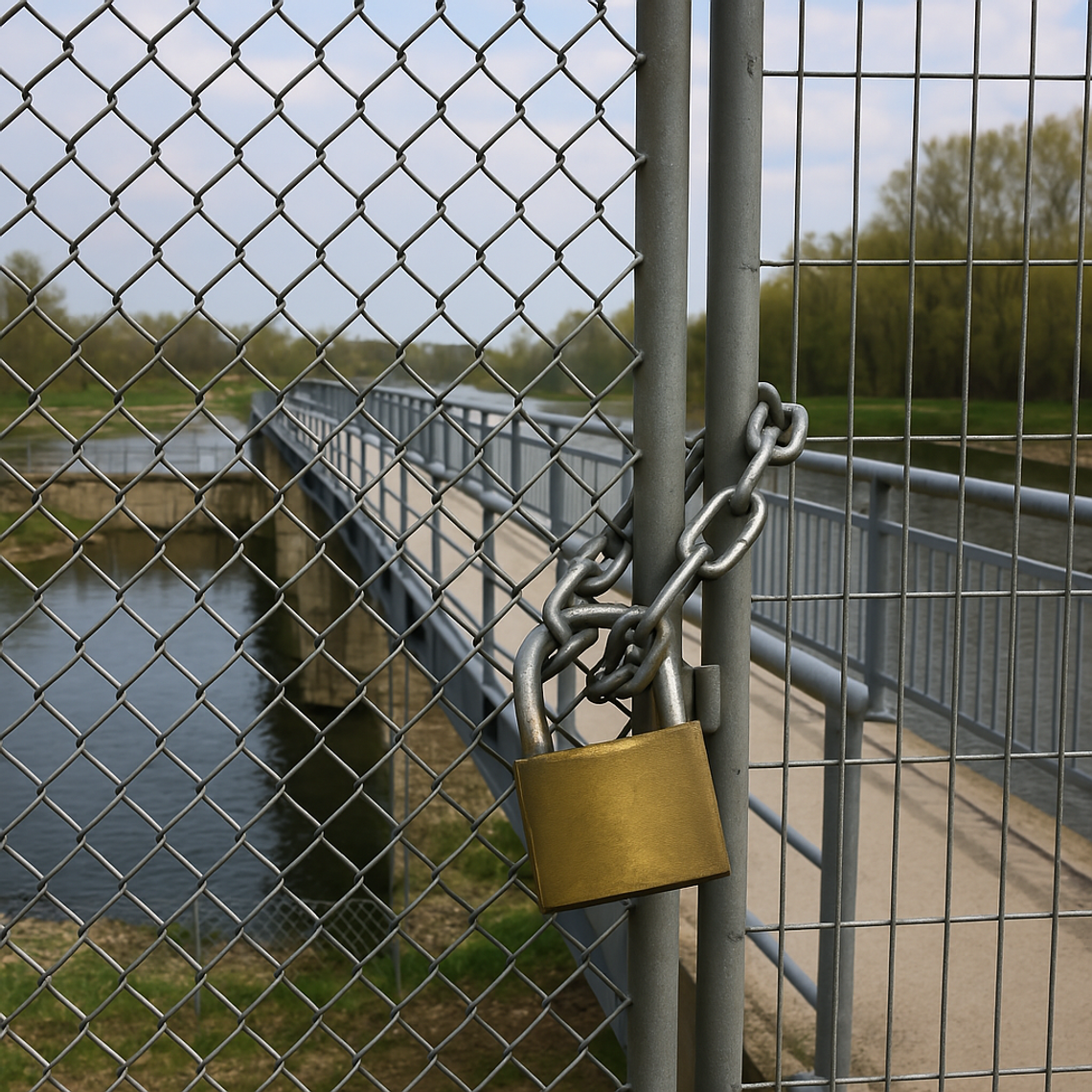 Kładka pozostanie zamknięta