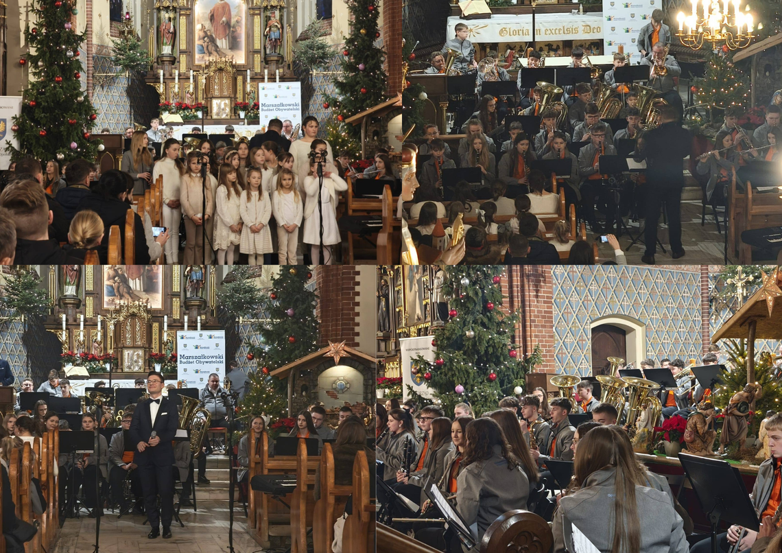 Koncert Kolęd w kościele św. Walentego w Walcach – mieszkańcy wspólnie kolędują