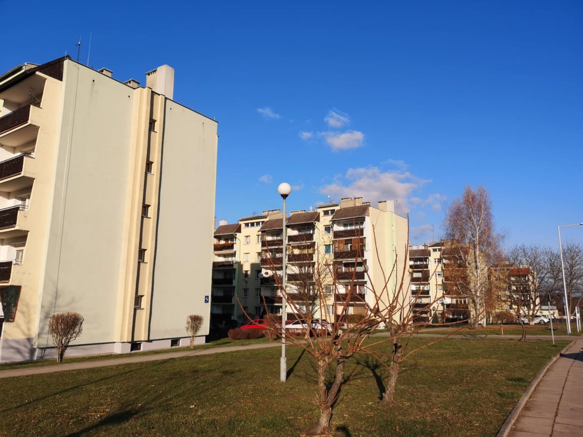 Osiedle Sady w Krapkowicach – tereny sprzedane deweloperowi, na których mieszkańcy parkowali samochody