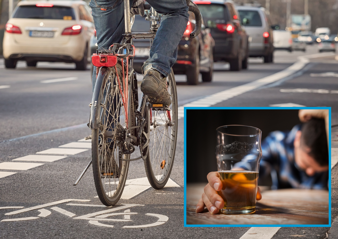 Policja w Krapkowicach zatrzymała nietrzeźwego rowerzystę – 26-latek miał prawie 0,8 mg/l alkoholu w wydychanym powietrzu