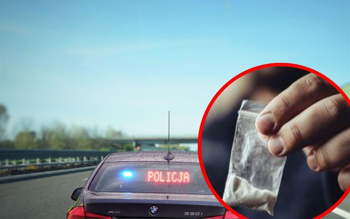 Policjanci z Krapkowic zabezpieczyli ponad 280 porcji amfetaminy podczas kontroli samochodu