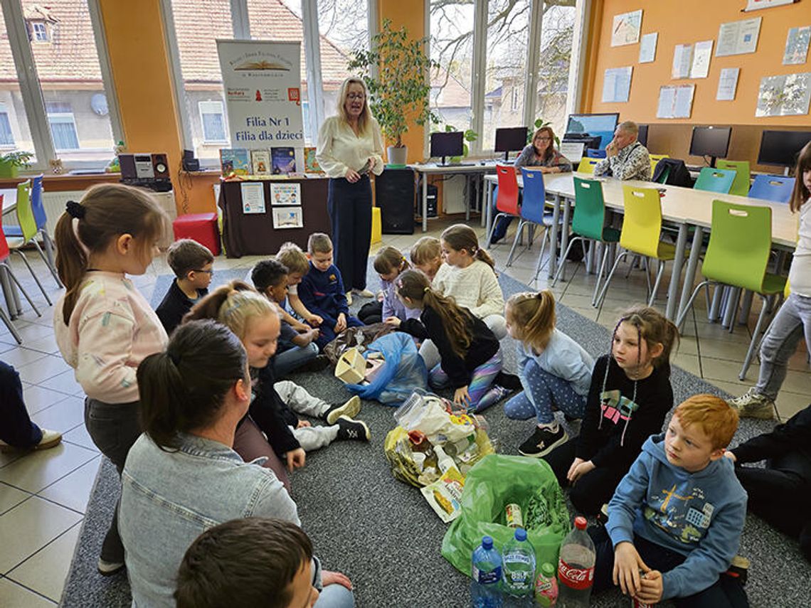 Małe kroki, wielkie zmiany: Lekcja ekologii  w krapkowickiej bibliotece