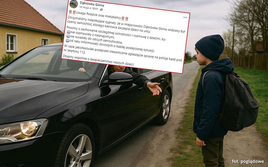 Mieszkańcy ostrzegają przed podejrzanym samochodem