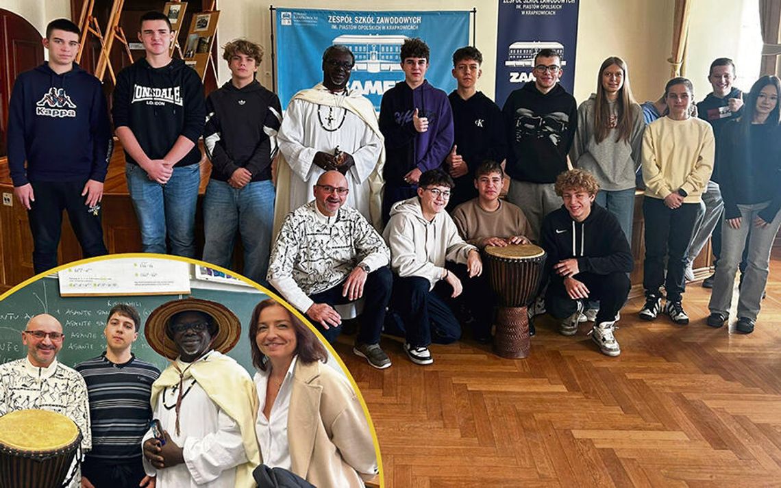 Misjonarz z Burkina Faso zabrał uczniów w podróż po Afryce