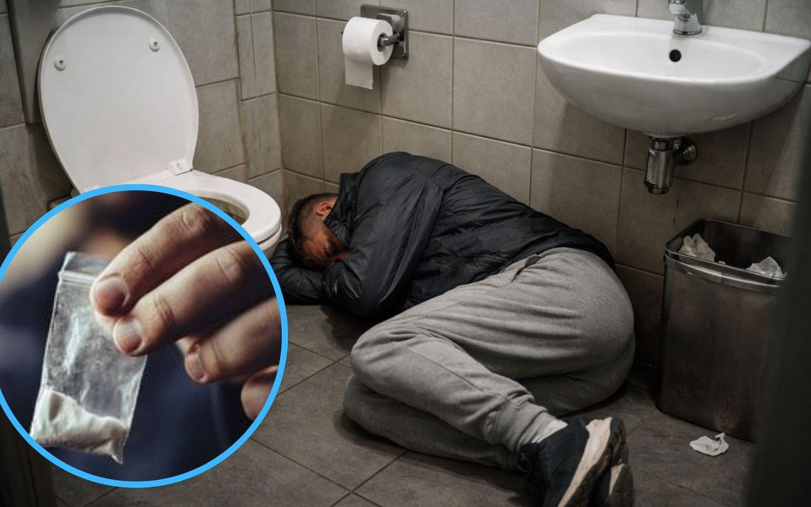 Nocleg w miejskim szalecie zakończony zarzutami. Przy 33-latku policja znalazła amfetaminę Nocleg w miejskim szalecie zakończony zarzutami. Przy 33-latku policja znalazła amfetaminę