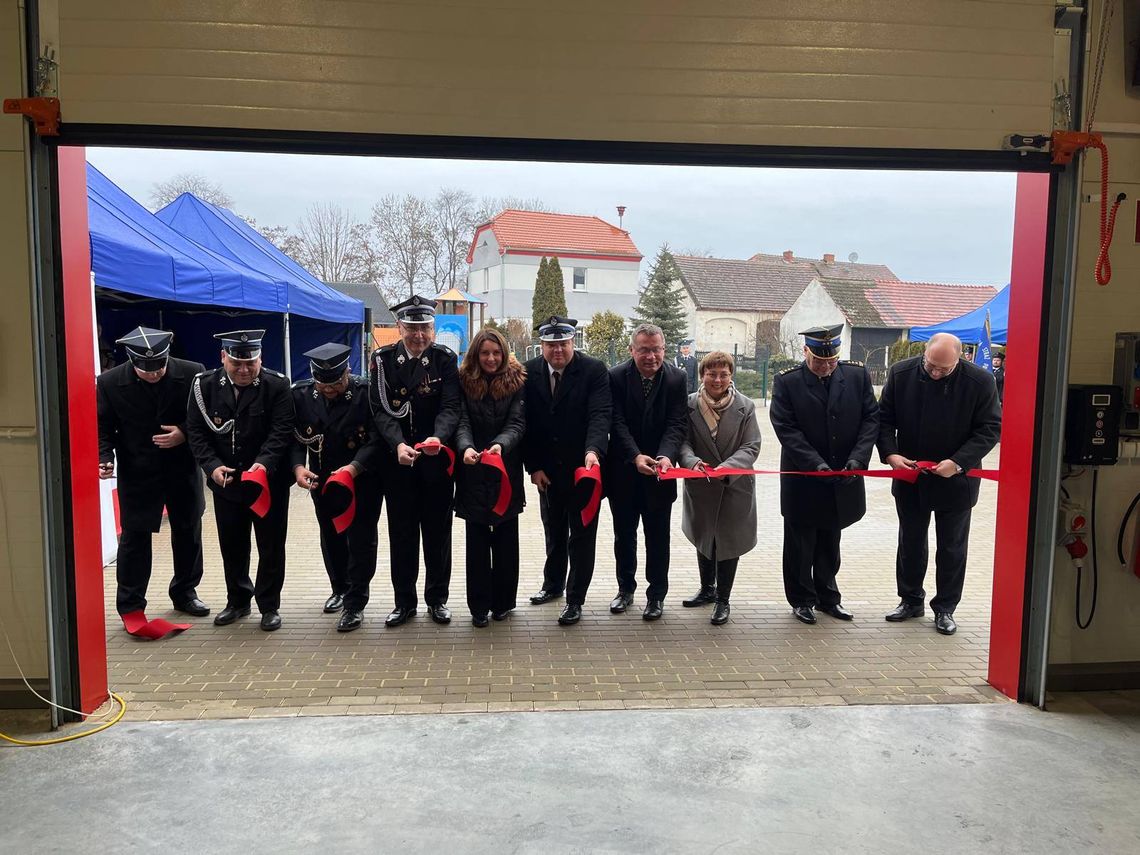 Nowa remiza OSP Kromołów oficjalnie otwarta