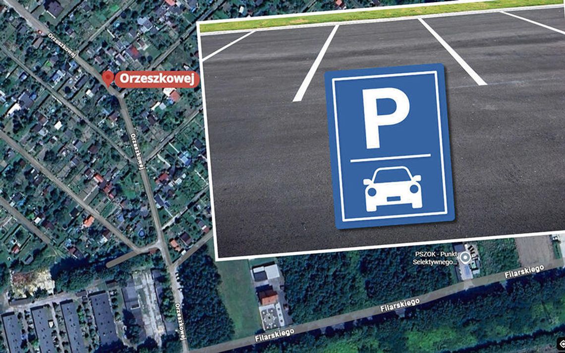Nowe miejsca parkingowe na Orzeszkowej