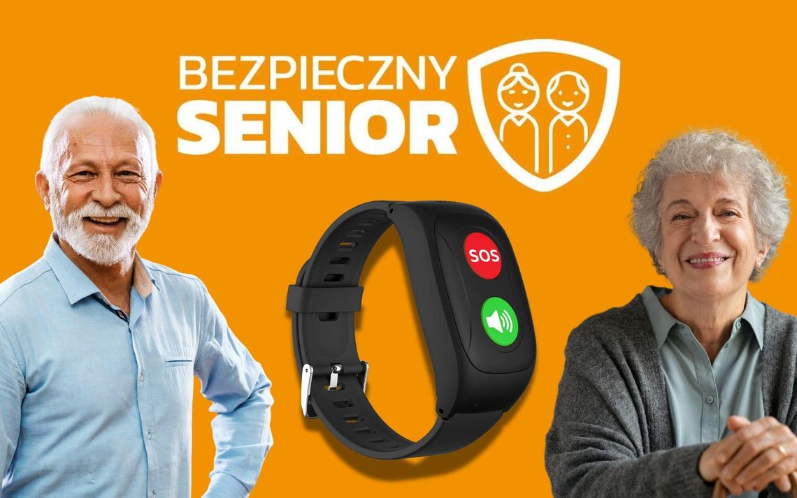 Opaska SOS zamiast strachu. Zdzieszowice uruchamiają program „Bezpieczny Senior” Senior z opaską bezpieczeństwa SOS na ręce – program „Bezpieczny Senior” w Zdzieszowicach.