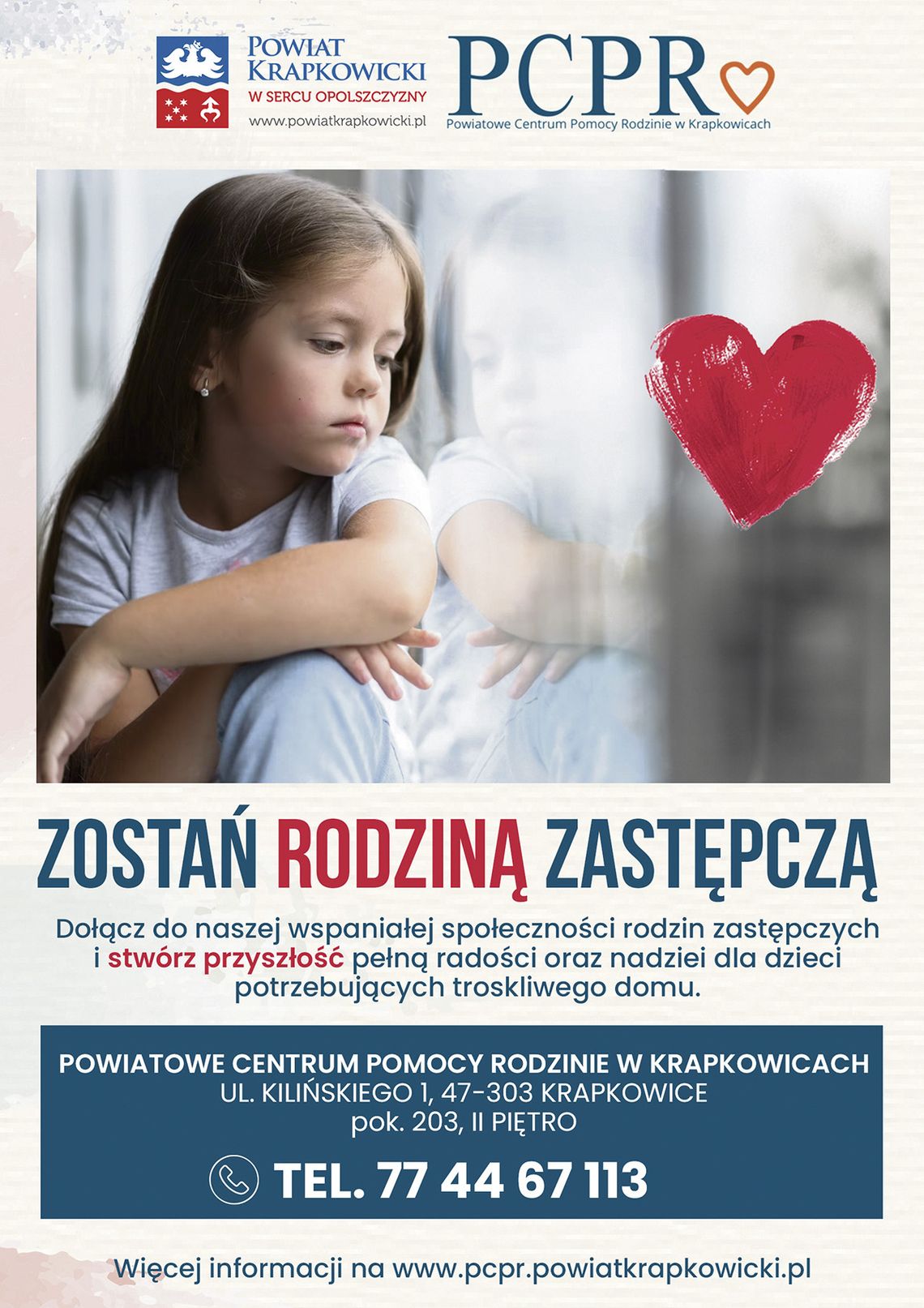 Otwórz serce,  zostań rodziną zastępczą!