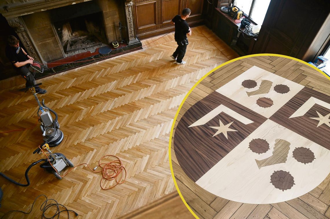 Parkiety pałacowe odzyskały swój dawny blask Parkiety pałacowe odzyskały swój dawny blask