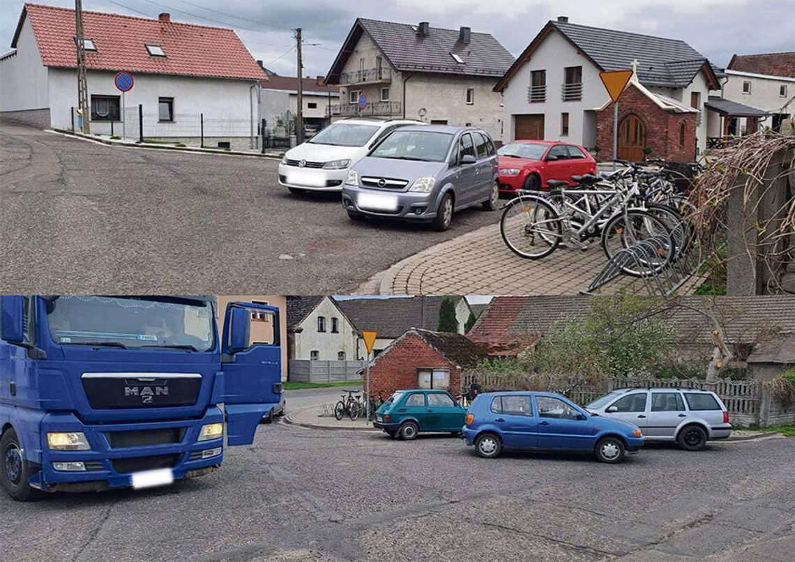 Parkują na skrzyżowaniu zamiast na parkingu