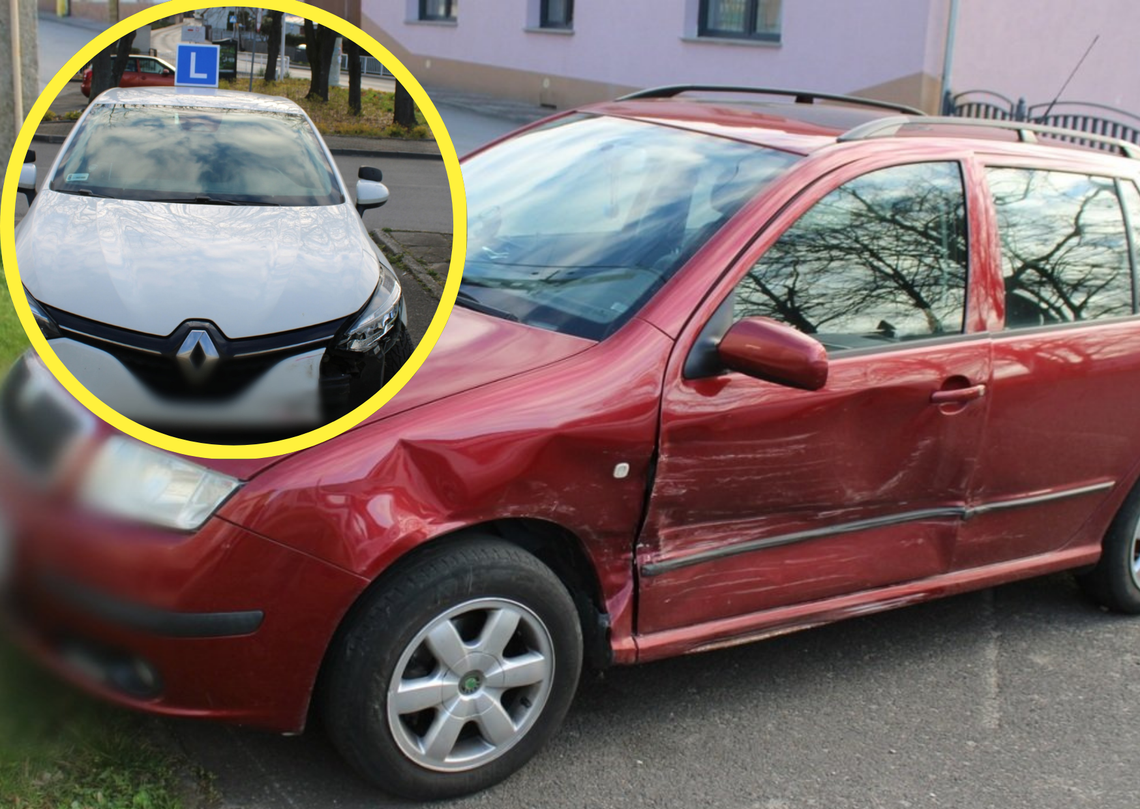 Pijana instruktorka w „L-ce”. Miała uczyć jeździć, spowodowała kolizję Samochód nauki jazdy z literą L po kolizji w powiecie strzeleckim – pijana instruktorka miała ponad 1,5 promila alkoholu