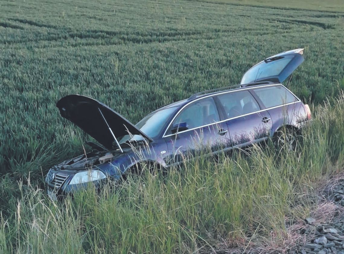 Pił, awanturował się, rozwalił auto