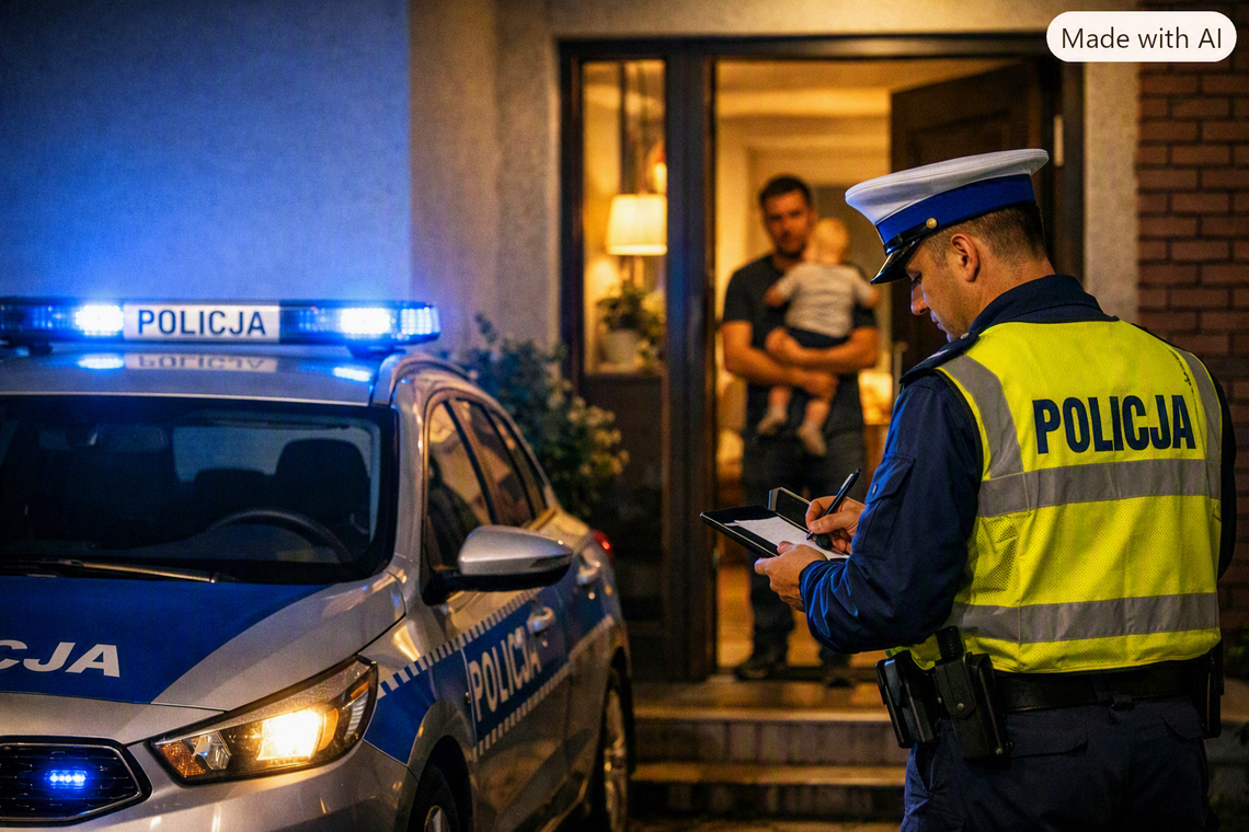 Prawie 2 promile alkoholu i 11-miesięczne dziecko pod opieką. Ojciec wezwał policję Policja interweniuje w sprawie 11-miesięcznego dziecka, którym miała opiekować się nietrzeźwa matka w gminie Gogolin.