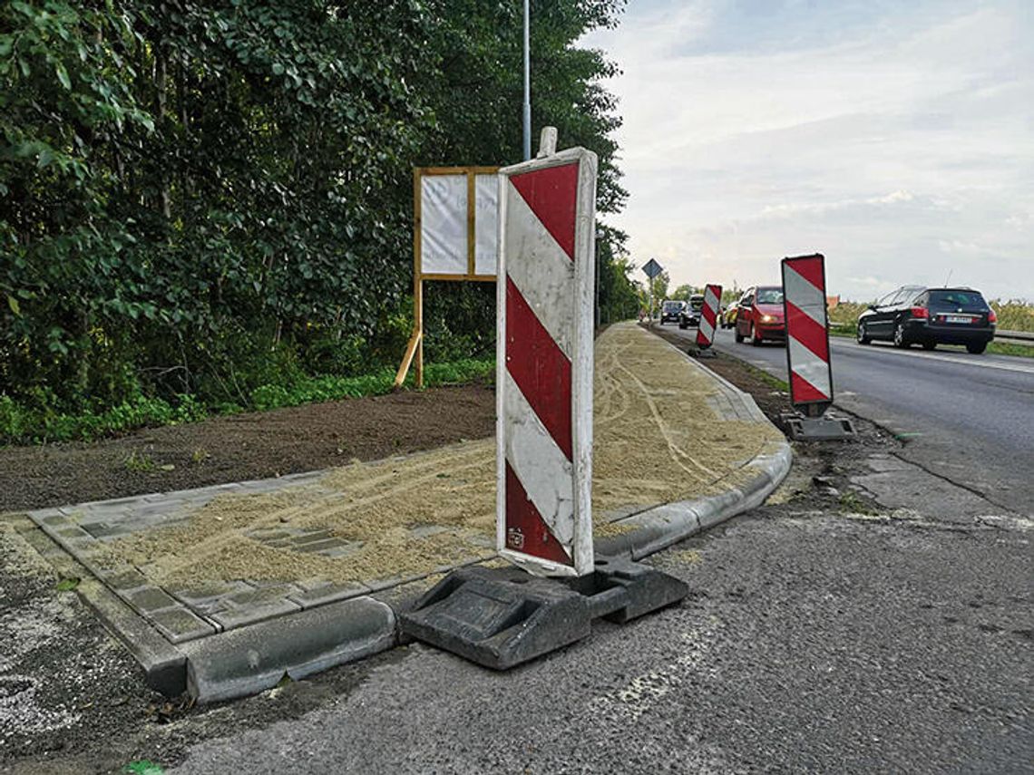 Remont chodnika zakończony