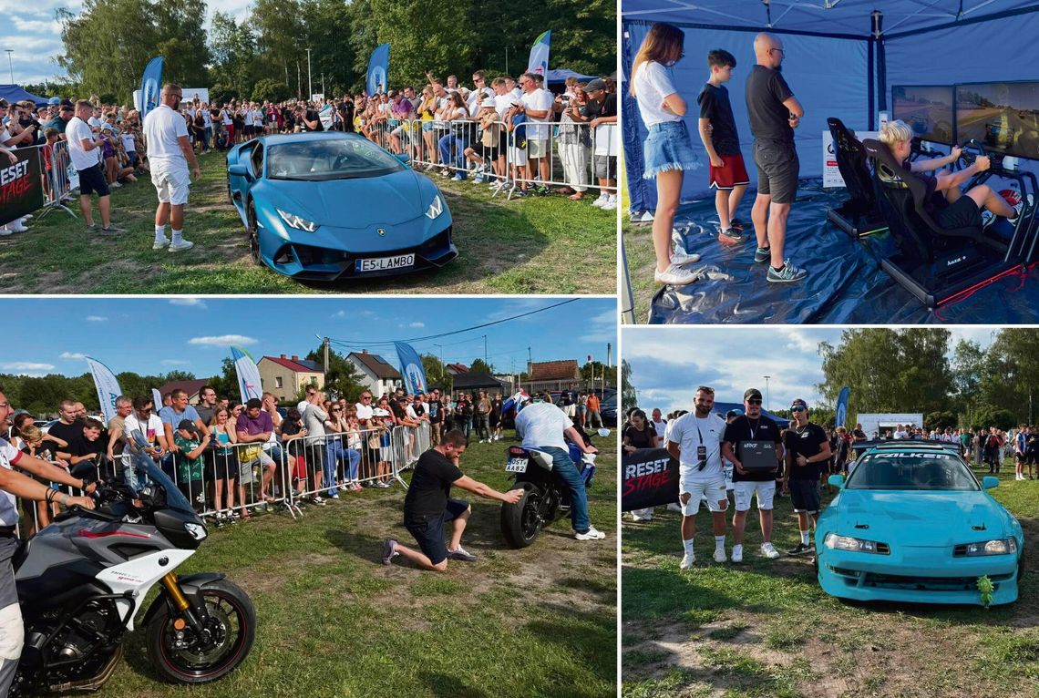 Reset Stage w Zdzieszowicach przyciągnął tłumy! Motoryzacyjny zlot pomógł w zbiórce na rehabilitację Kacpra Samochody uczestników zlotu Reset Stage w Parku Miejskim w Zdzieszowicach — strefy motoryzacyjne, konkursy i charytatywna zbiórka dla Kacpra.