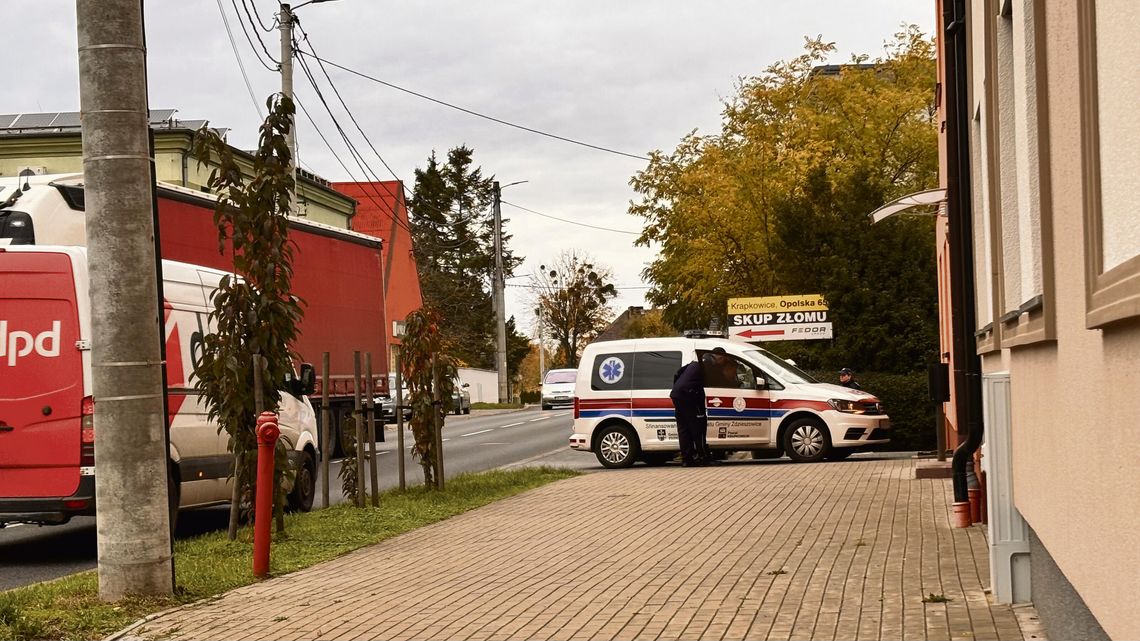 Senior zmarł na ulicy Senior zmarł na ulicy