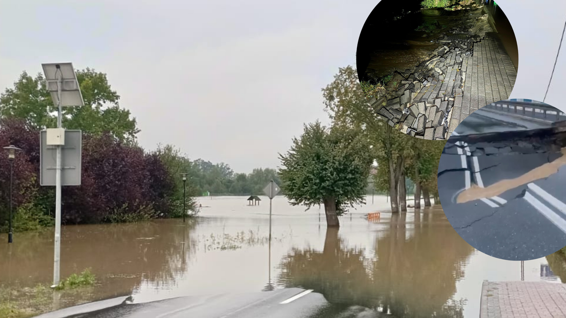 Spadek poziomu wody na Osobłodze: Stabilizacja sytuacji na Odrze i uszkodzenia na DK45