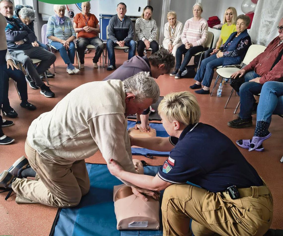 Świadkowie zdarzenia uczą się ratować życie Świadkowie zdarzenia uczą się ratować życie