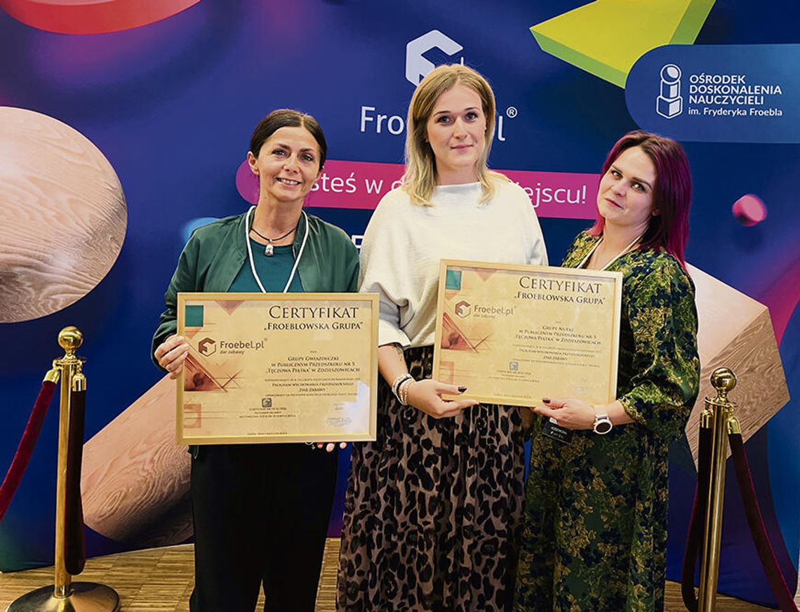„Tęczowa Piątka” z Froeblowskimi Certyfikatami!