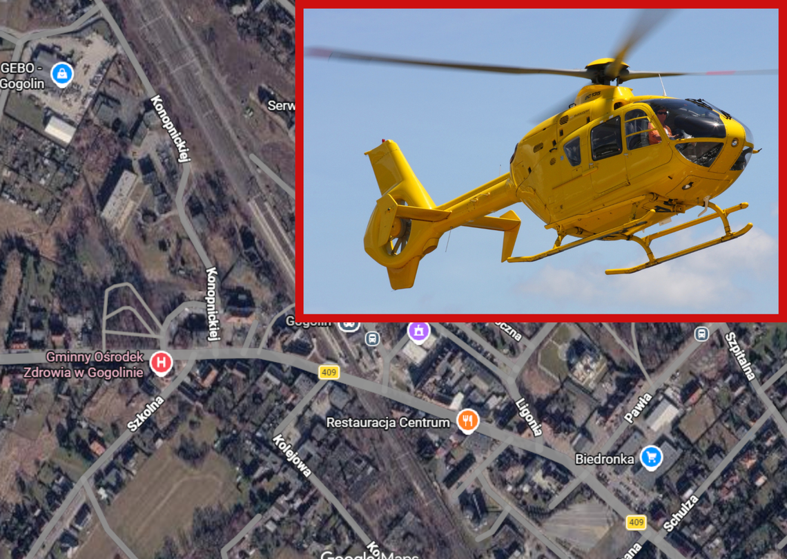 Policja i służby ratunkowe podczas działań przy ulicy Konopnickiej w Gogolinie, gdzie doszło do tragicznej śmierci 4-letniej dziewczynki. Prokuratura prowadzi śledztwo wyjaśniające okoliczności zdarzenia.