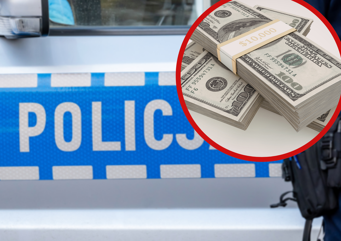 Policjanci z Krapkowic zatrzymali 54-latka podejrzanego o kradzież 900 dolarów i wymianę gotówki w kantorze.