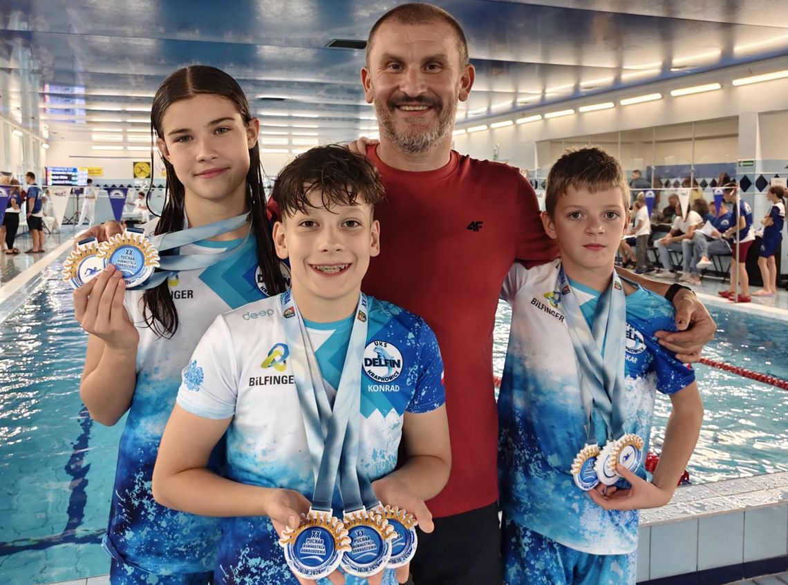 UKS Delfin Krapkowice z 14 medalami w Dobrodzieniu UKS Delfin Krapkowice z 14 medalami w Dobrodzieniu