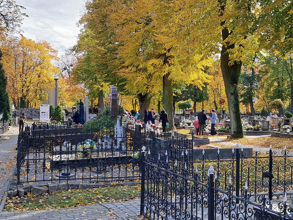 Wszystkich Świętych w powiecie krapkowickim. Nie każdy może przyjechać na grób bliskich Stroiki, wianki i znicze przygotowane na Wszystkich Świętych na targu w powiecie krapkowickim