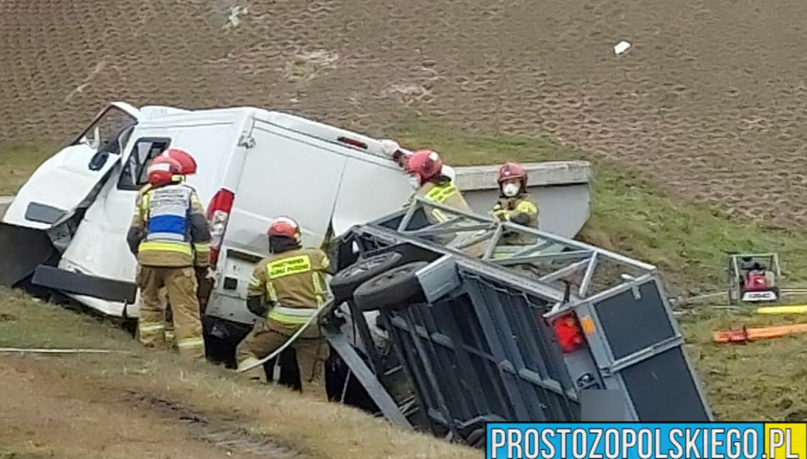 Wypadek na A-4: trzy osoby nie żyją