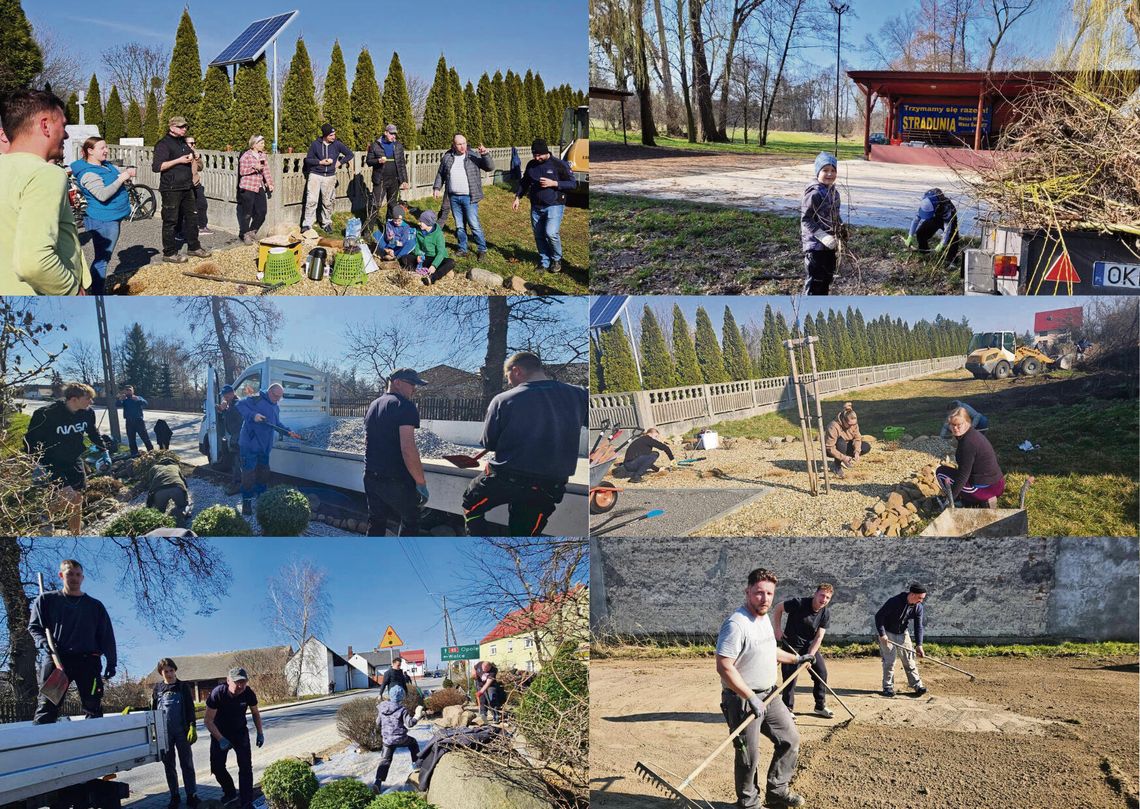 Zakasali rękawy i wieś wypiękniała