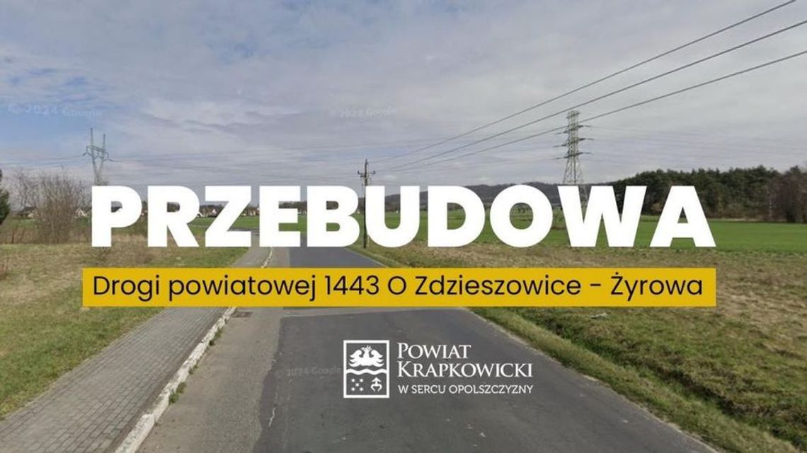 Zamknięcie drogi Zdzieszowice–Żyrowa! Ruszyła modernizacja za 4,1 mln zł