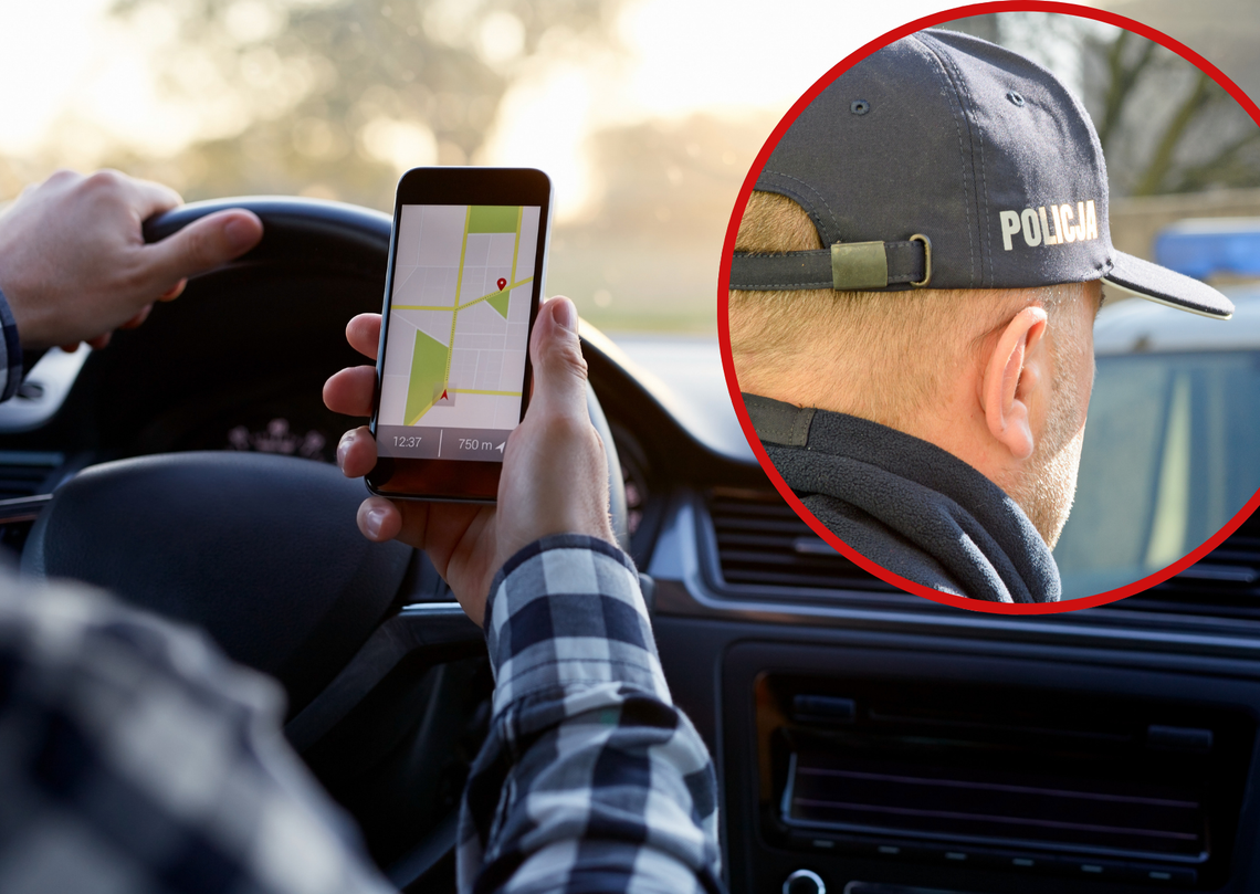 Zatrzymali go za telefon. Kontrola ujawniła kolejne problemy Policjanci podczas kontroli drogowej kierowcy volkswagena
