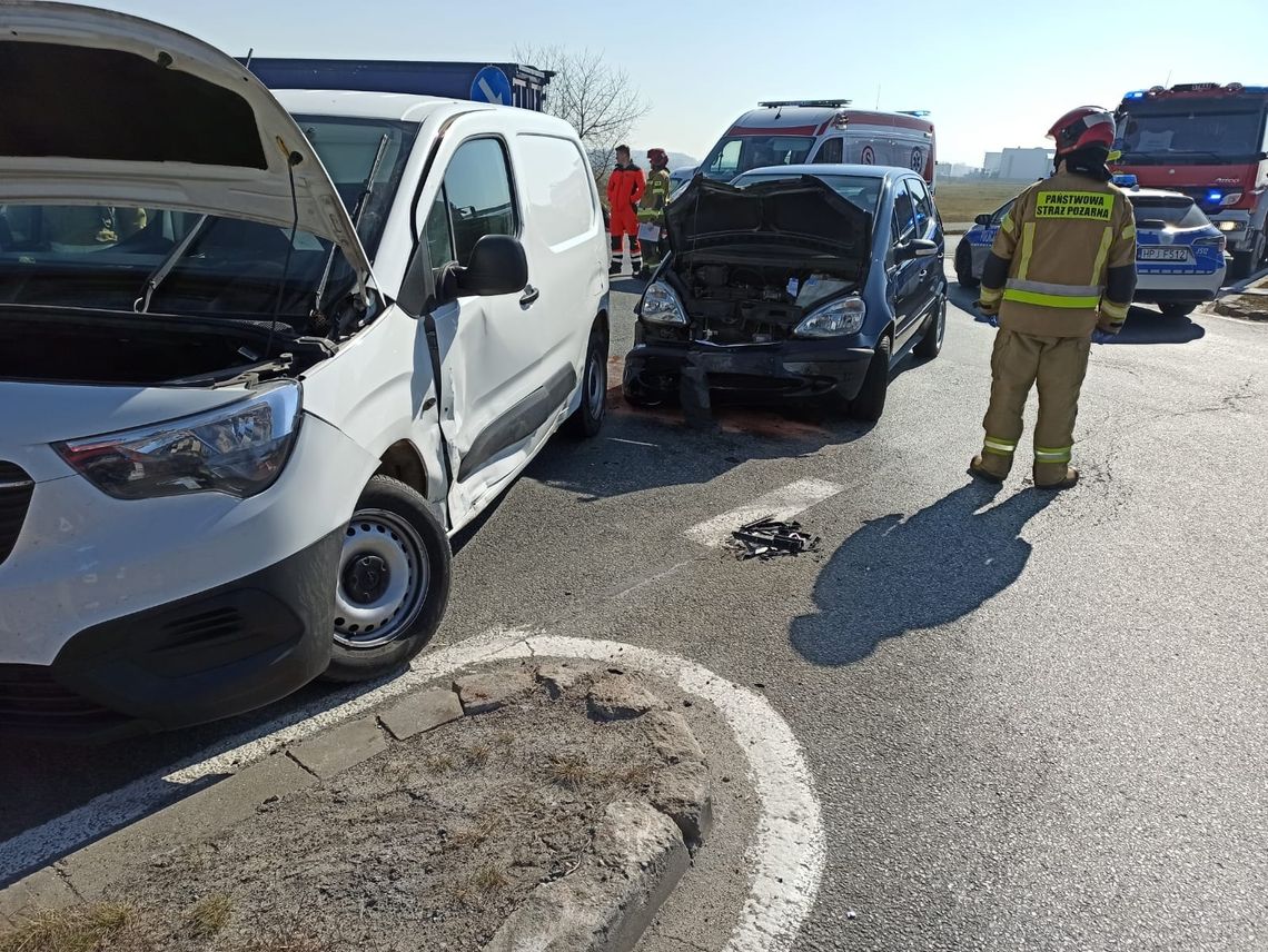 Zderzyli się na zjeździe z autostrady A4 - były utrudnienia w ruchu