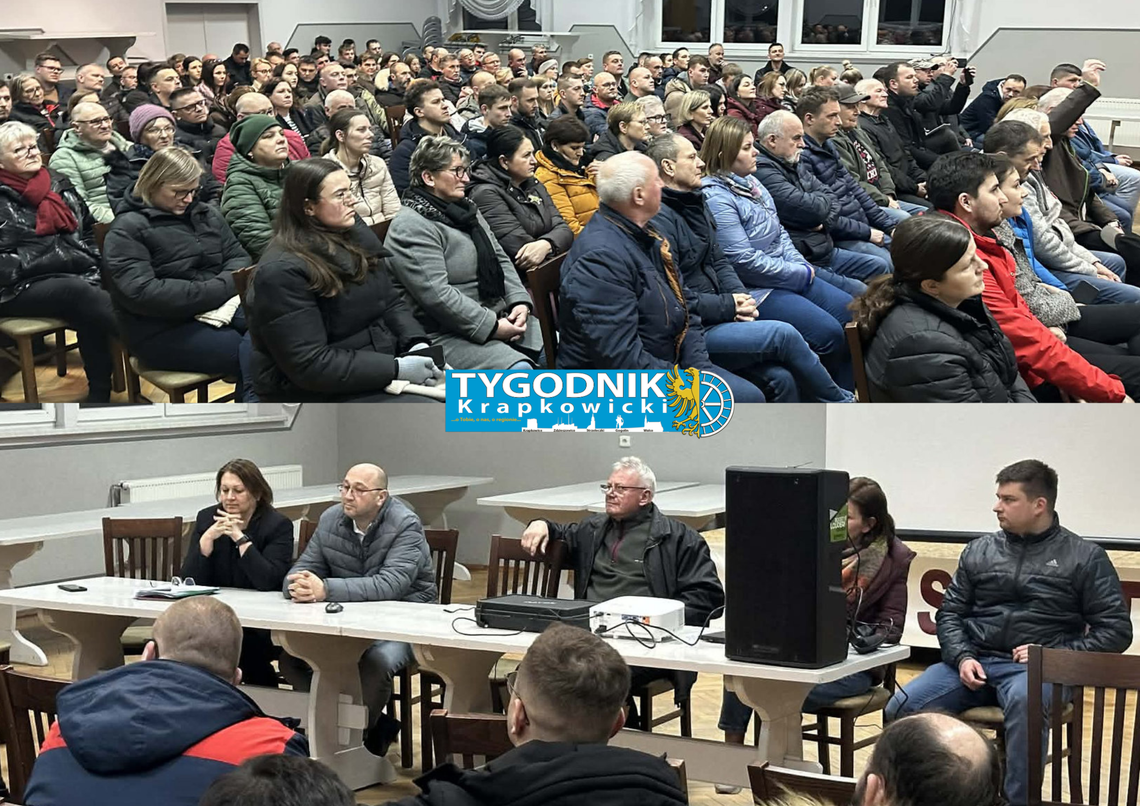 Spotkanie mieszkańców Straduni z władzami gminy Walce w sprawie planów budowy biometanowni