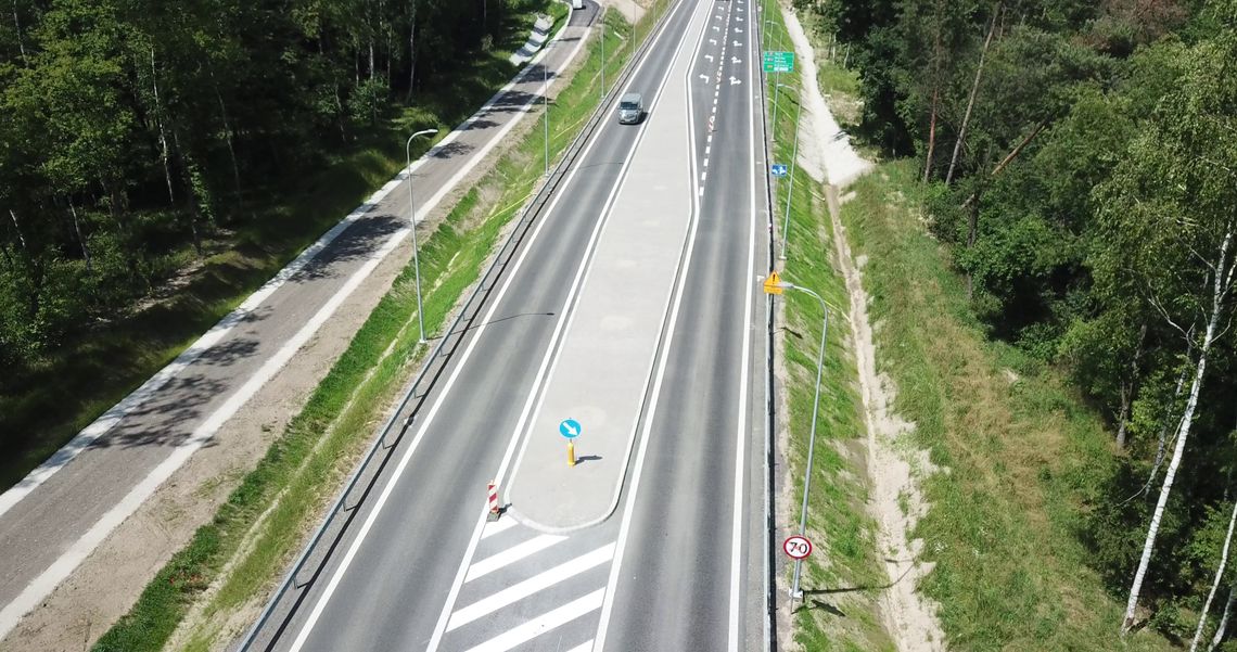 Nowy odcinek DK45 z przekrojem 2+1 między Krapkowicami a Rogowem Opolskim