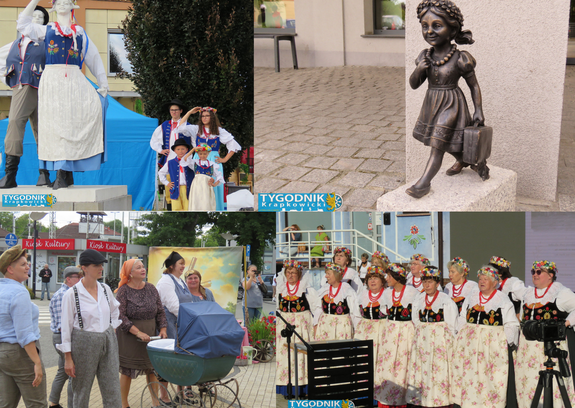 Pierwsza figurka miniaturowej Karolinki odsłonięta podczas inauguracji nowego szlaku w Gogolinie. W wydarzeniu uczestniczą mieszkańcy i przedstawiciele samorządu.